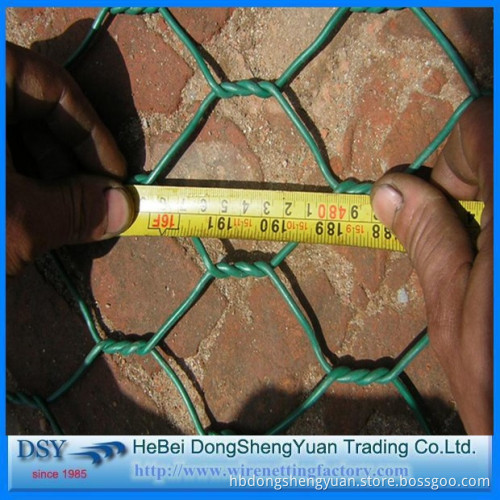 Hexagonal PVC gabion basket Wire Mesh factory price